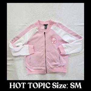 HOT TOPIC/ Size: S/ Strawberry Milk Bomber Jacket